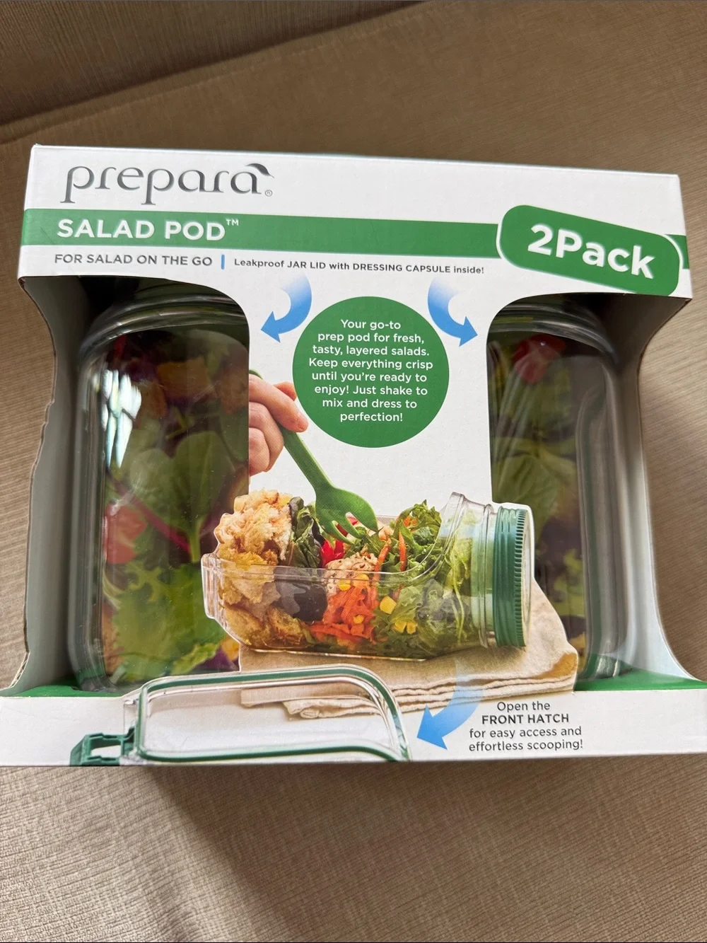 prepara 2 pack salad pods